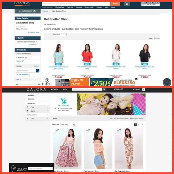 zalora and lazada