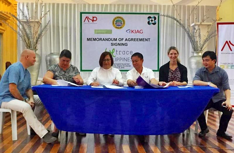 MOA Signing with Negros Occidental Provincial Government and DOST for the launch of WeTrace Philippines